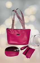Load image into Gallery viewer, QK Signature Gift Set – Tote Bag + Eyeglass Case + Wristlet Keychain Wallet