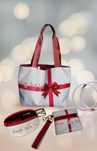 Load image into Gallery viewer, QK Signature Gift Set – Tote Bag + Eyeglass Case + Wristlet Keychain Wallet